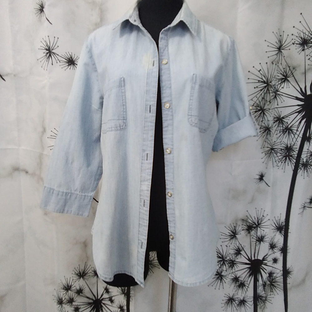 Riders by Lee Denim Fitted Top